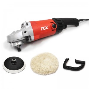 Угловая полировальная шлифмашина DCK KSP04-180 (1400Вт, 180мм, 690-3800 об/мин)