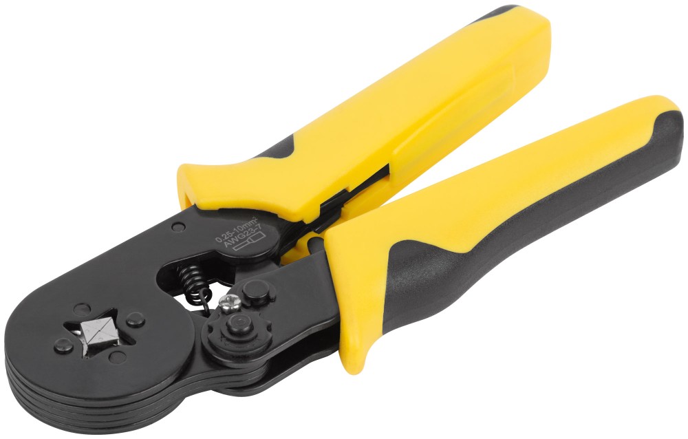 Пресс-клещи для обжима втулочных наконечников 0,25-10мм прорезин.ручки 175мм FIT 60074