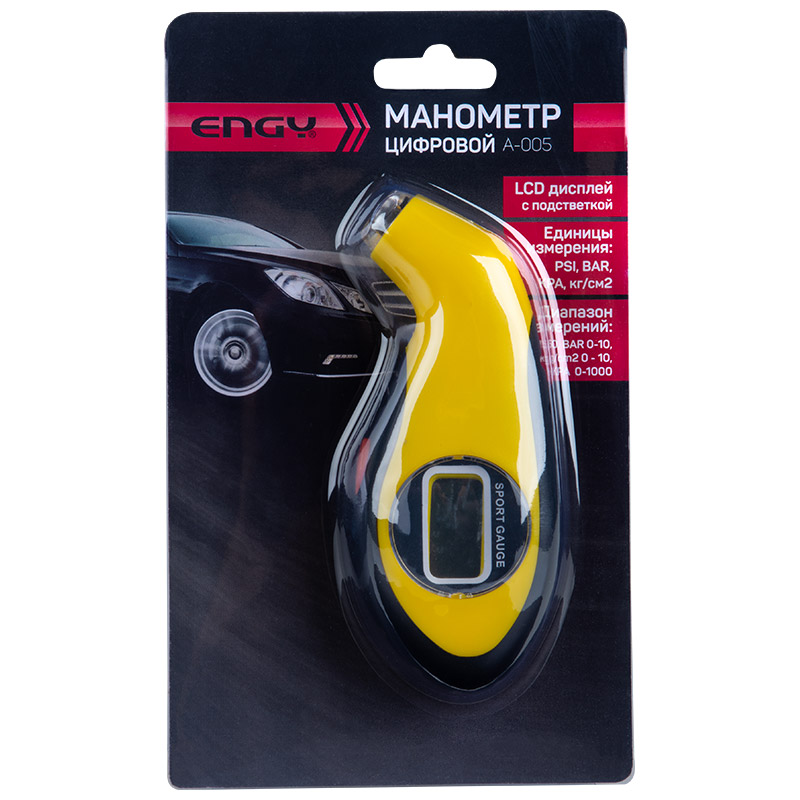 Манометр цифровой автомобильный ENGY А-005
