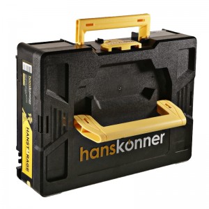 Дрель акк Hanskonner PLATINUM HCD2065BLIC (б/щ, удар,18В,1BatterySystem,65Нм,2*2Ач,кейс)