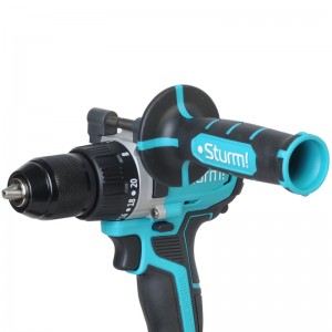 Дрель акк Sturm! CD2080I (б/щ, удар,18В,1BatterySystem,80Нм,2*3.0Ач,5в1, доп. рук, кейс)
