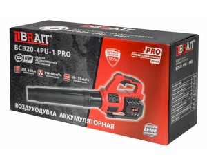 Воздуходувка аккумуляторная BRAIT BCB20-4PU-1 PRO