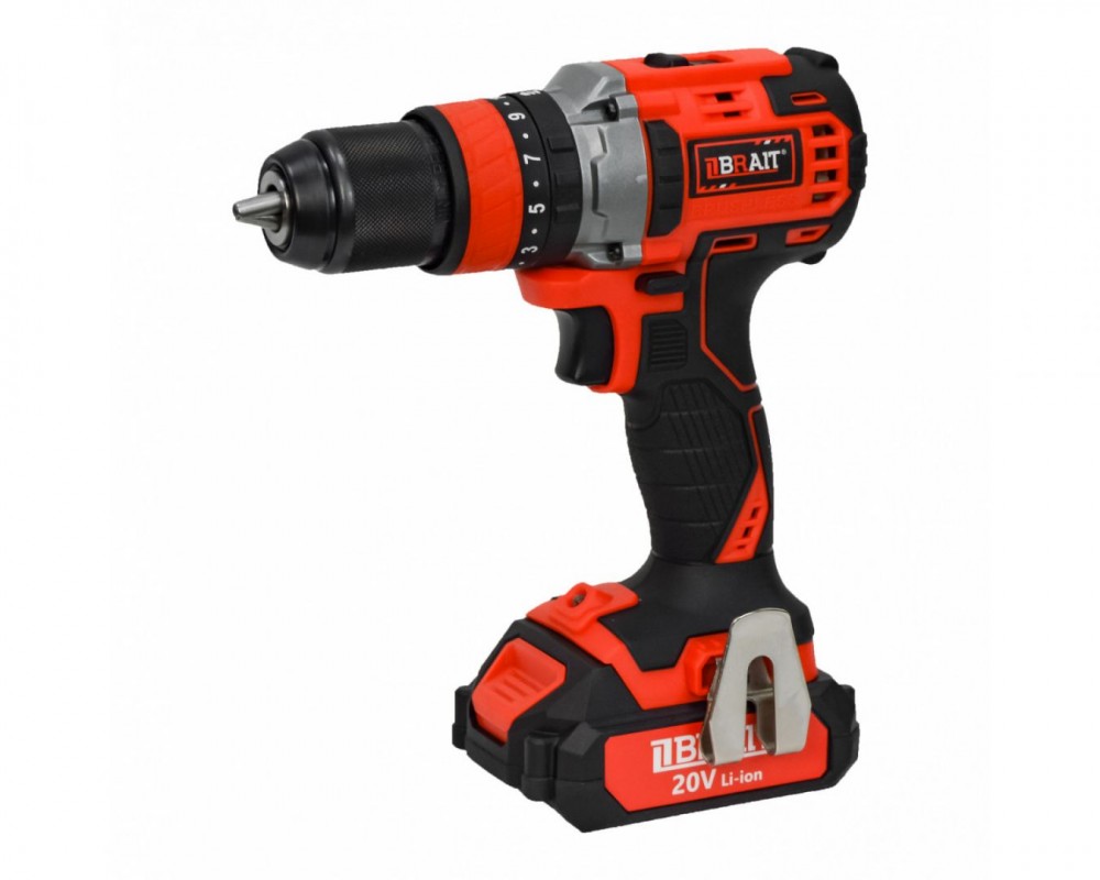 Дрель аккумуляторная BRAIT BCDI20-2PUMBL PRO 21.01.204.101