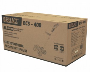 Снегоуборщик аккумуляторный BRAIT BCS-400