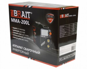 Инвертор сварочный BRAIT ММА-200L