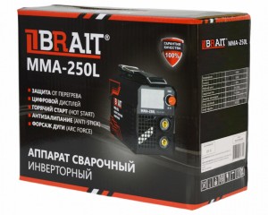 Инвертор сварочный BRAIT ММА-250L