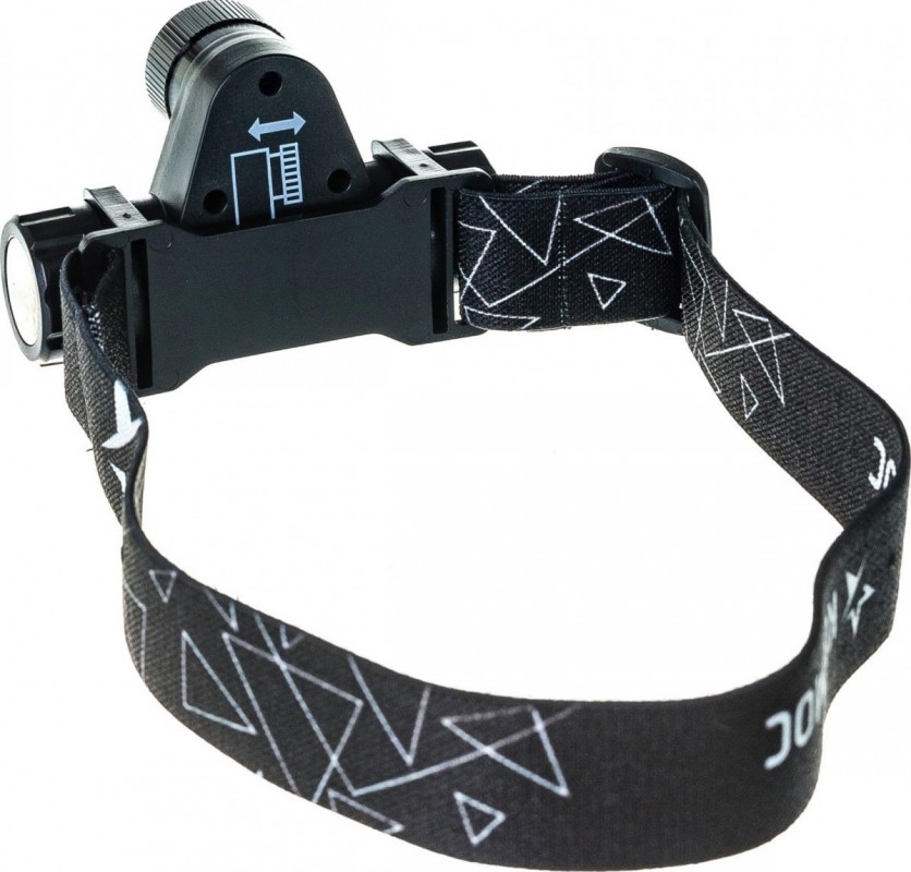 Фонарь налобный акк 3Вт СОВ с зумом КОСМОС КосН103WLith