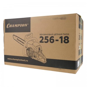Бензопила CHAMPION А256-18 ПОДАРОК: масло+цепь (2,5кВт, 18", 0,325, 1,5, 72зв)