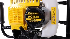 Мотобур CHAMPION AG152B (без шнека, 1,46кВт, 51,6см3)