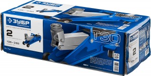 Домкрат подкатной 2,0т 135-330мм гидравлический ЗУБР Т-30 43053-2