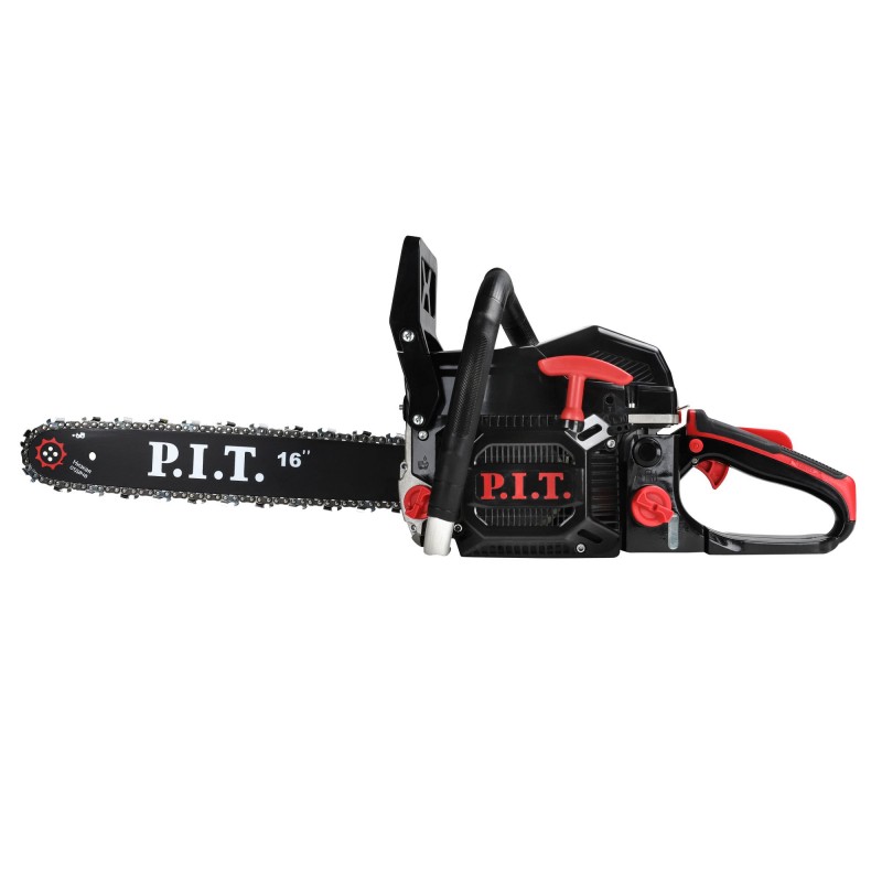 Бензопила P.I.T. GCS45-C6 (16"/400мм, 2кВт/2,8л.с, 52см³, хром.цил., легк старт)