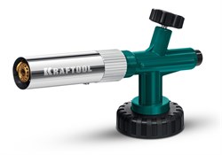 Горелка газовая на баллон пьезоподжиг цельнометал. KG-1000 KRAFTOOL 55514