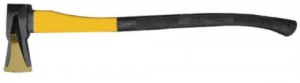 Колун 1500г кованый ушастый, фиберглас. рукоятка FIT 46153