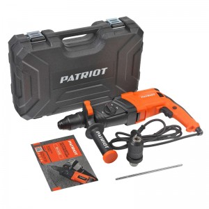 Перфоратор PATRIOT RH 243Q 140301344 (770Вт, 2,6Дж, SDS+, быстросменный QCC, 5500уд/мин, 1350об/мин)