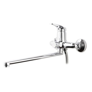 Смеситель для ванны Sanday ф35 латунь, хром, излив L-обр. 400506