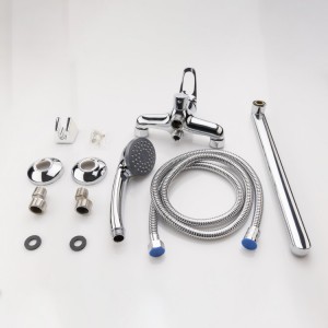 Смеситель для ванны Sanday ф35 латунь, хром, излив L-обр. 400506