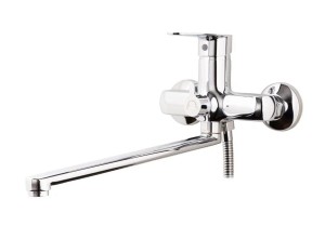 Смеситель для ванны Sanday ф35 латунь, хром, излив L-обр. 40866