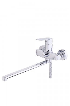 Смеситель для ванны Sanday ф35 латунь, хром, излив L-обр. 40937