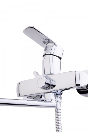 Смеситель для ванны Sanday ф35 латунь, хром, излив L-обр. 40937