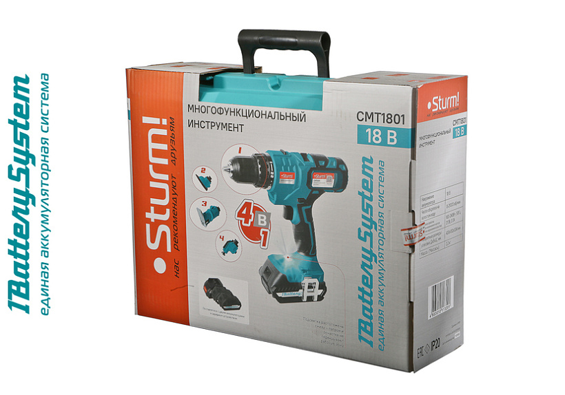 Мультитул акк Sturm СМТ1801