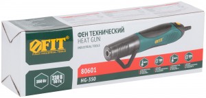 Фен строительный 350Вт, 200/350°C, 150/200л/мин. (мини) FIT 80601
