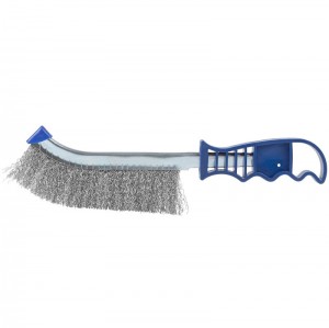Щетка по металлу пластмассовая ручка, сталь, 250мм CUTOP 82-924