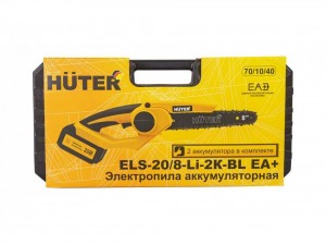 Пила аккумуляторная HUTER ELS-20/8-Li-2К-BL 70/10/40