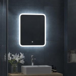 Зеркало САНАКС 600*800мм сенсорное , с внутренней LED подсветкой, безрамочное 45237