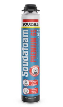 Пена монтажная SOUDAFOAM Премиум 65 820мл ЗИМА под пистолет 199002