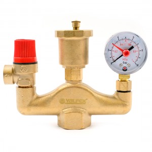 Группа безопасности латунная 3 бар КЛАССИК VALFEX VF.461.0.3