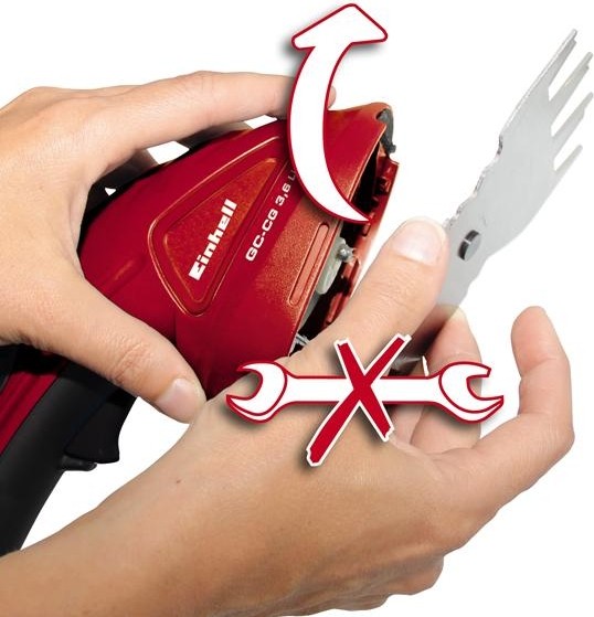 Ножницы-кусторез аккумуляторный EINHELL GC-CG 3,6 Li (Li-lon, 1,3А/ч) 3410455