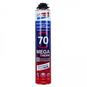 Пена монтажная проф. ЗИМА до -20 POLYNOR MEGATHERM 70 EXPRESS FOAM 1000мл