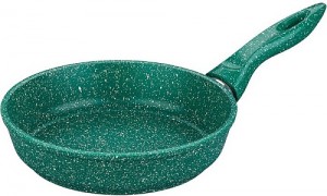 Сковорода глубокая 20 см ГАРМОНИЯ ВКУСА "Изумруд" без крышки 120630