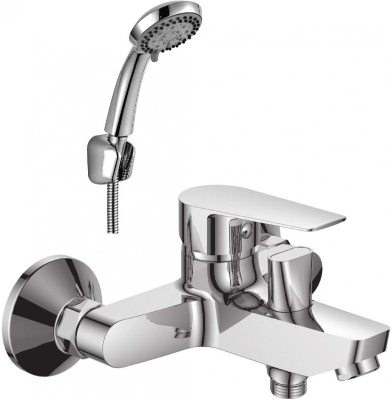 Смеситель одноручный для ванны (35мм) с коротким изливом, хром ROSSINKA S35-31