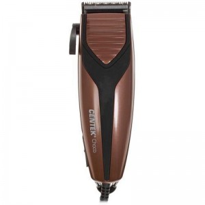 Машинка для стрижки Centek CT-2113 (черный/коричн)