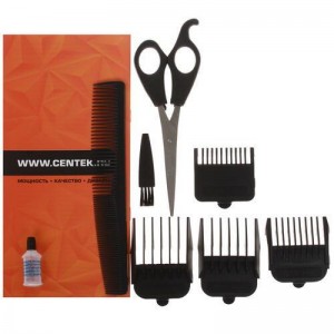 Машинка для стрижки Centek CT-2113 (черный/коричн)