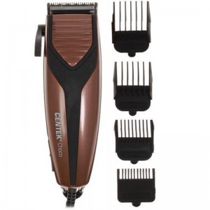 Машинка для стрижки Centek CT-2113 (черный/коричн)