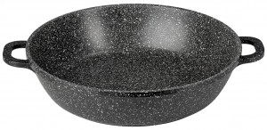 Сотейник LARA LR02-211 серия Rio 24см, 2,9л, мрамор, капсулированное индукционное дно, крышка