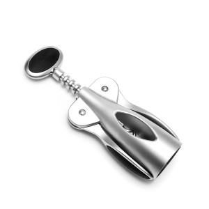 Штопор цинковый LARA, нерж.сталь с прорезиненной ручкой LR07-42