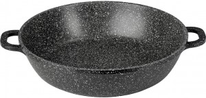 Сотейник LARA серия Rio 28см, 3.4л, мрамор, капсулированное индукционное дно, крышка LR02-212