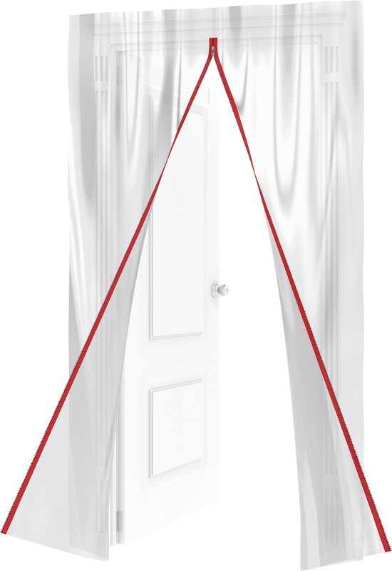 Пленка защитная 220*120мм, с малярной лентой 2,5см*10м тип I Matrix 88757