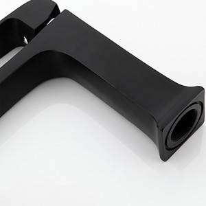 Смеситель для раковины ф35-гайка черный GAPPO G1050