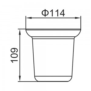 Стакан для ершик LEDEME L753
