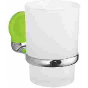 Стакан одинарный настенная (стекло), зелёный L30106P