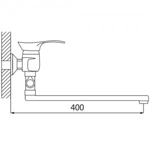 Смеситель для ванны OUTE T0163
