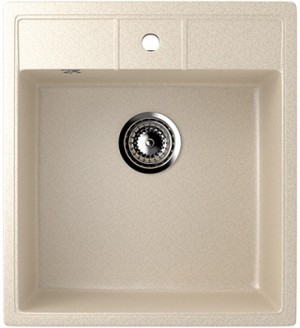 Мойка Ulgran U-406-328 квадратная, 450*500мм бежевая