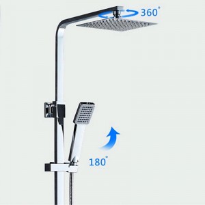 Душевая система с переключатателем к смесителю Ledeme L2416
