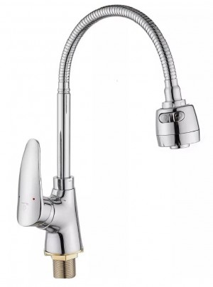 Смеситель для кухни гибкий излив, хром Diadonna D109-58