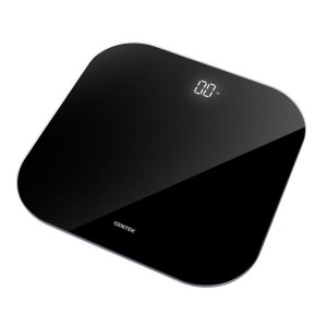 Весы напольные Centek CT-2440 LED BLACK электронные шаг 0,1кг/фунт, LCD 65x28, размер 28х28см