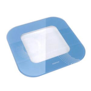 Весы напольные Centek CT-2440 LED BLUE электронные шаг 0,1кг/фунт, LCD 65x28, размер 28х28см